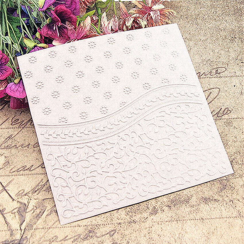 plastic three flower template craft card making paper card album wedding decoration clip art relief clip Embossing folders