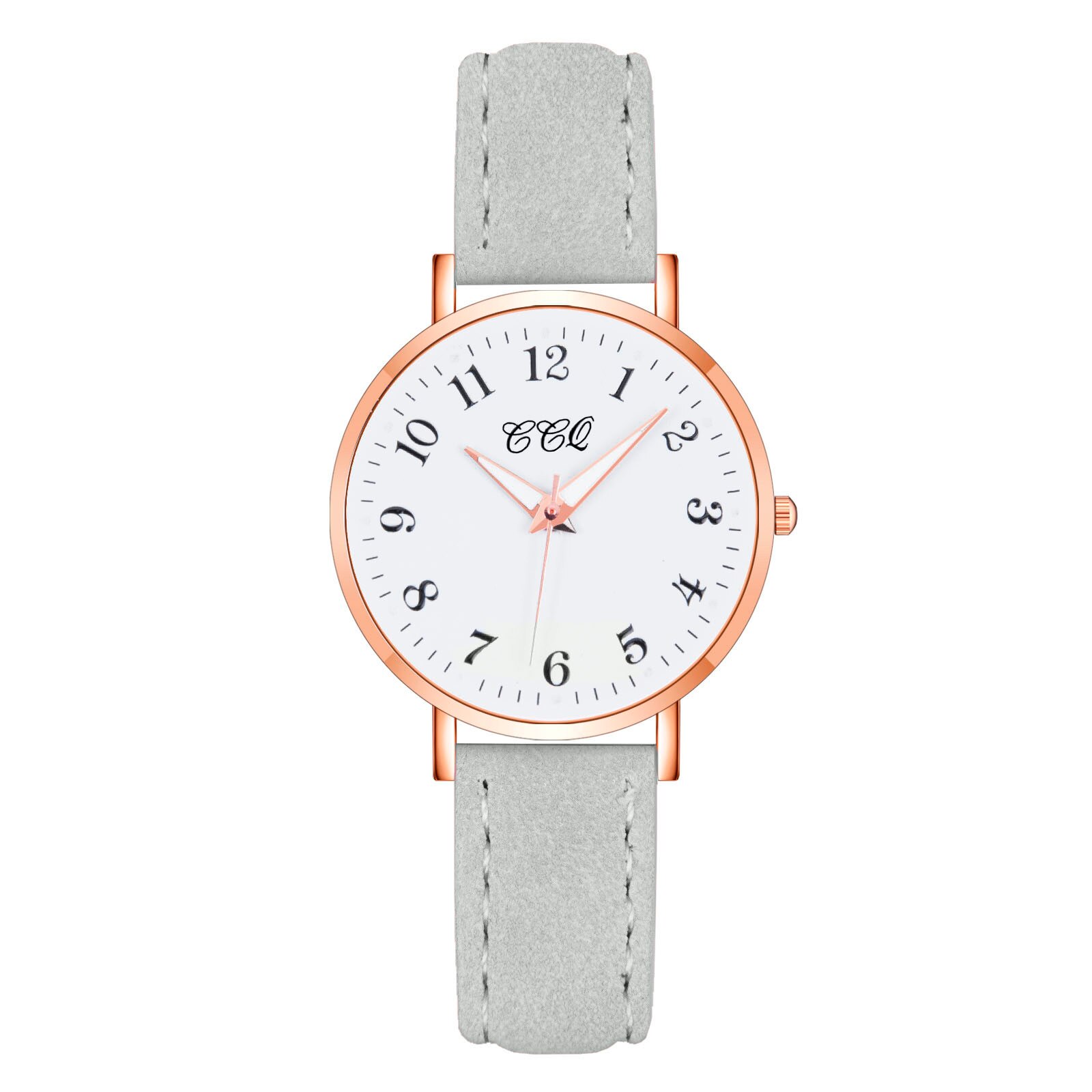 Horloges Vrouwen Mode Horloge Ccq Mode Populaire Dames Casual Quartz Horloge Lederen Band Horloge Luxe: D