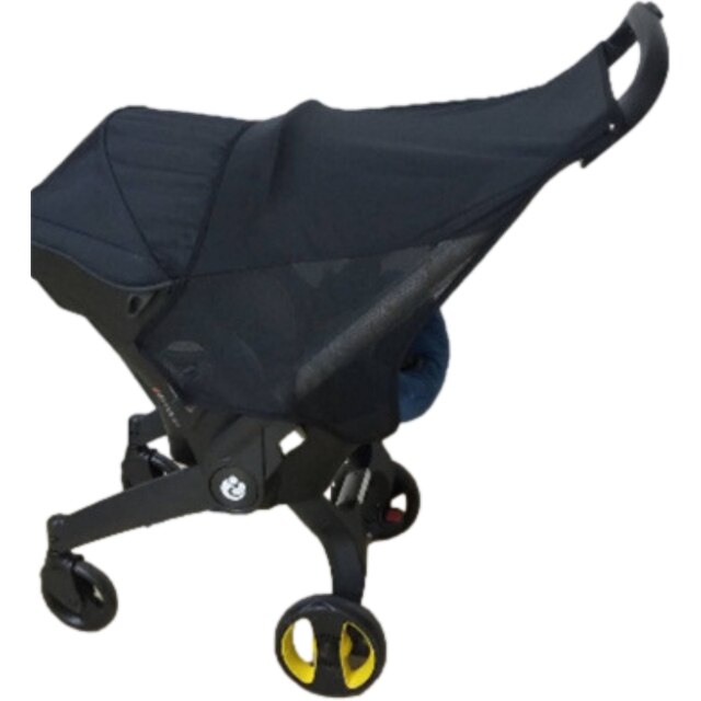 Originele Wielen Voor Donna /Doona Vervangen Klamboe Regenhoes Tas Lederen Cover Wattenschijfje Stofdicht Pad Wandelwagen Accessoires: Sunshade black