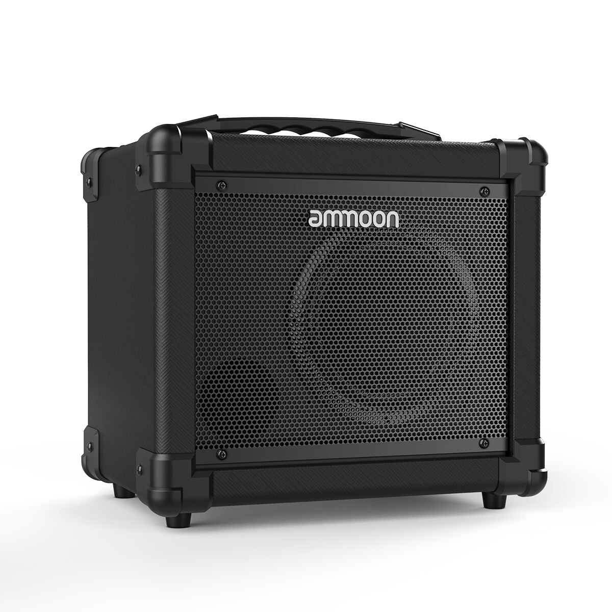 Ammoon GA-10-Amplificador de guitarra eléctrica, 10W, amplificador BT compatible con modos de limpieza/distorsión AUX IN Gain Bass agudos, Control de volumen