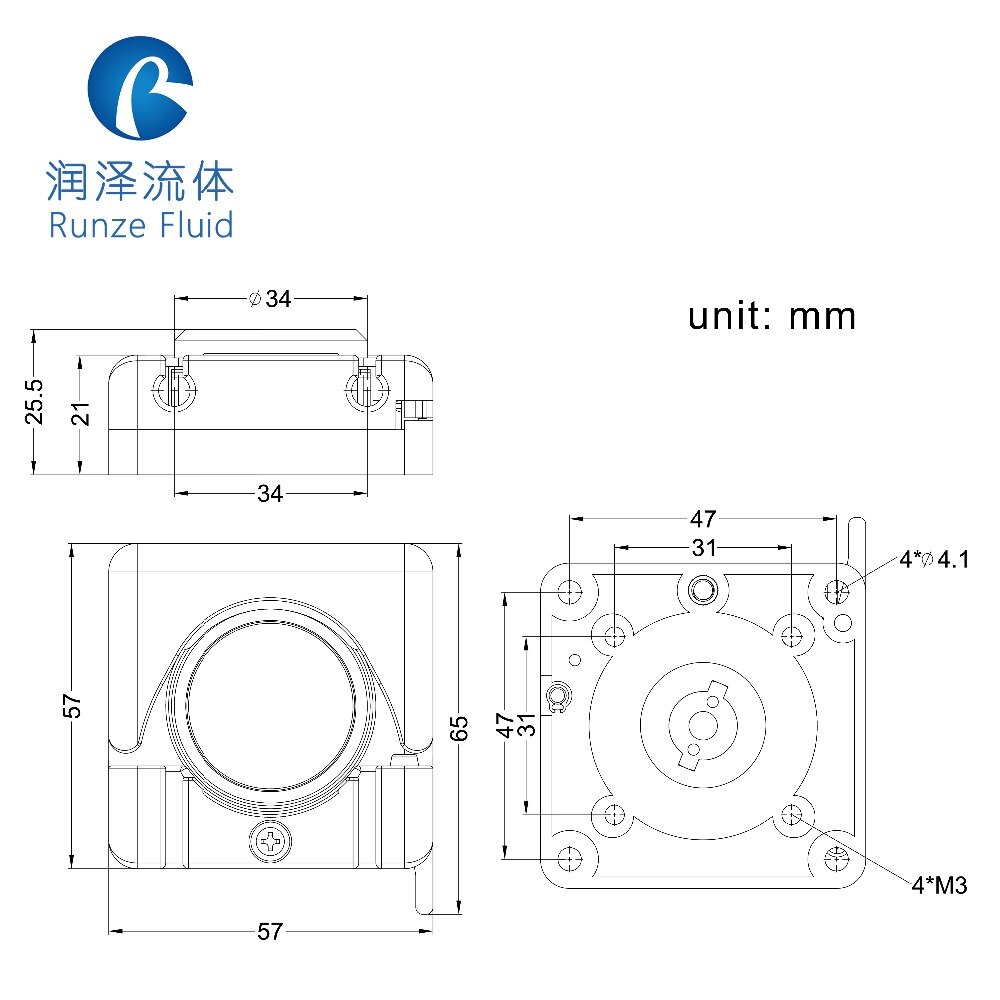 Eenvoudig Vervangen Tubing Mini Peristaltische Pomp Installeren 4 Rollers Low Puls