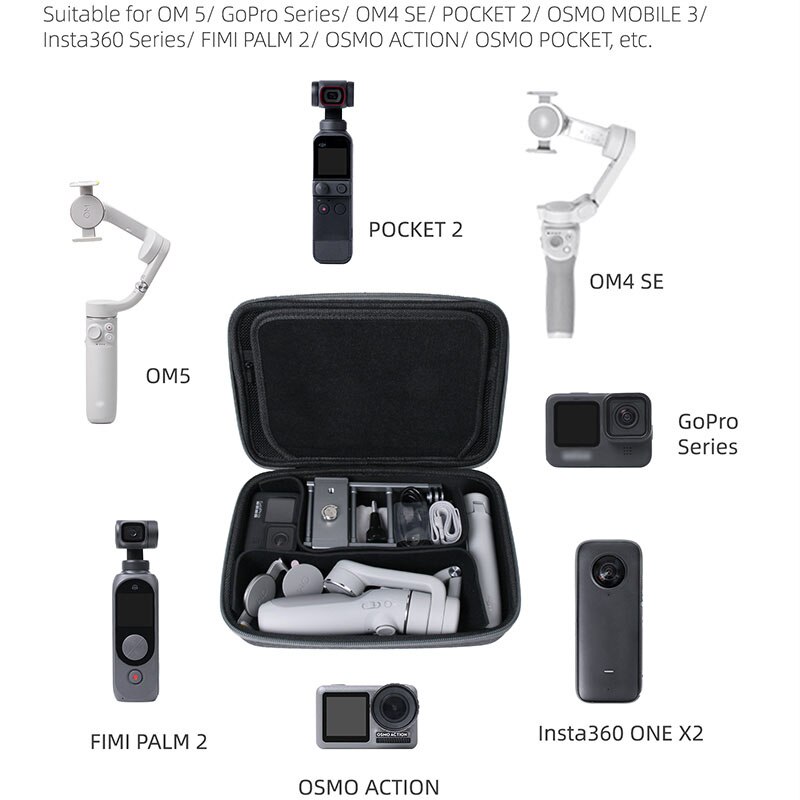 B77 custodia universale fai-da-te OM5/GoPro10/Pocket 2 accessori per borsa portatile SUNNYLIFE