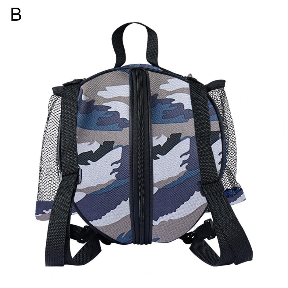 Handige Multi Stijlen Waterdichte Enkele Dubbele Riem Basketbal Draagtas Voor Voetbal Basketbal Tas Basketbal Houder Tas:  Camouflage B