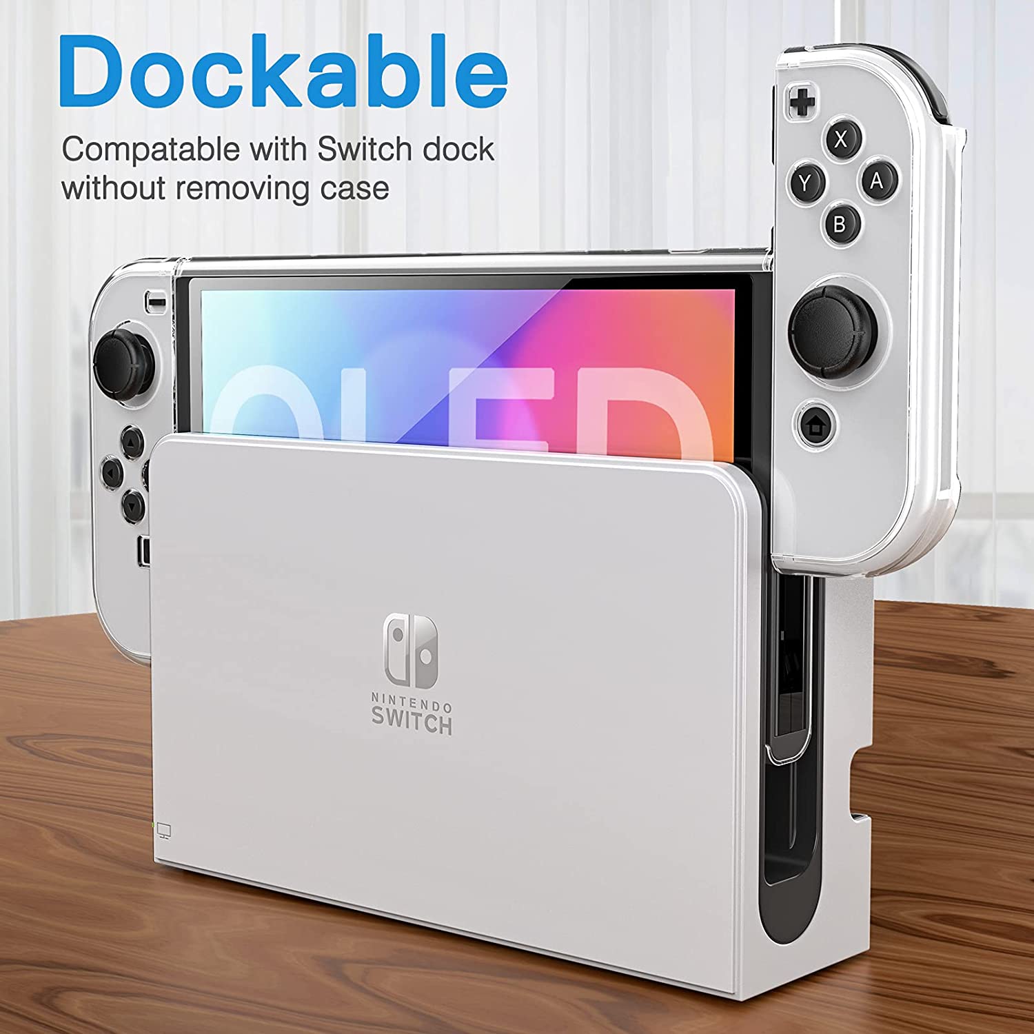 HEYSTOP Nintendo Schalter OLED Modell Tragetasche, 9 in 1 Zubehör Bausatz für Nintendo Schalter OLED Modell