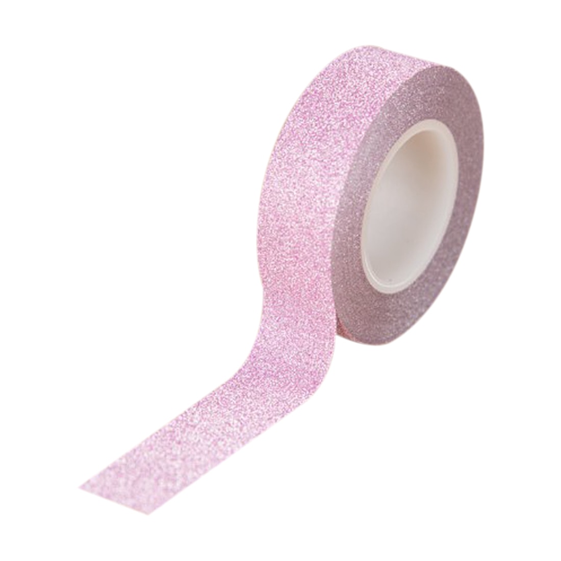 SOSW-2 x 10M Glitter Washi Tape Stick Self Adhesive Decorative Decora Craft DIY Paper pink