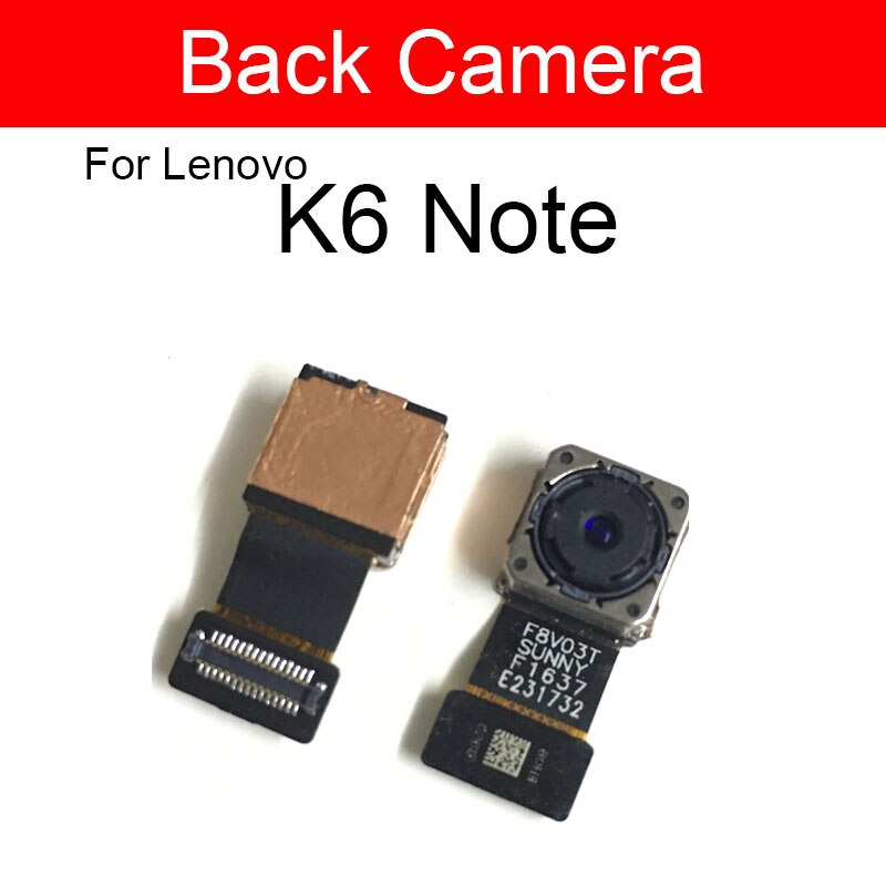 Anteriore ottavino e Posteriore Posteriore Cavo Della Flessione Della Macchina Fotografica per Lenovo K5 K6 K3 Nota A700 K50-T5 K5 Più K6 di Alimentazione k52t38 K53a48 K33a42 k33a48 Parti: K6 Note Back telecamera