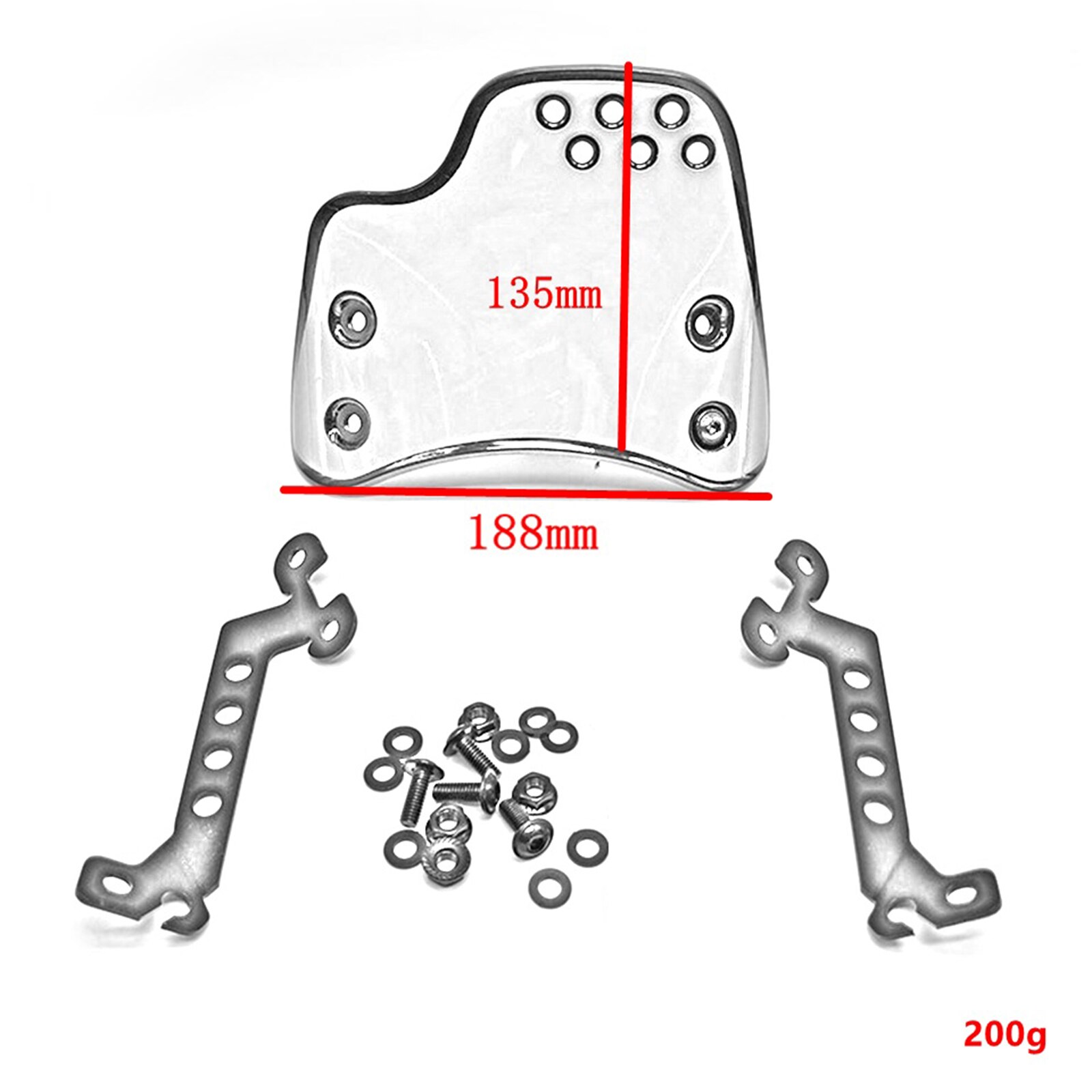 Motorcycle Windshield Front Shield Screen Replacement for Ducati Scrambler 400 800