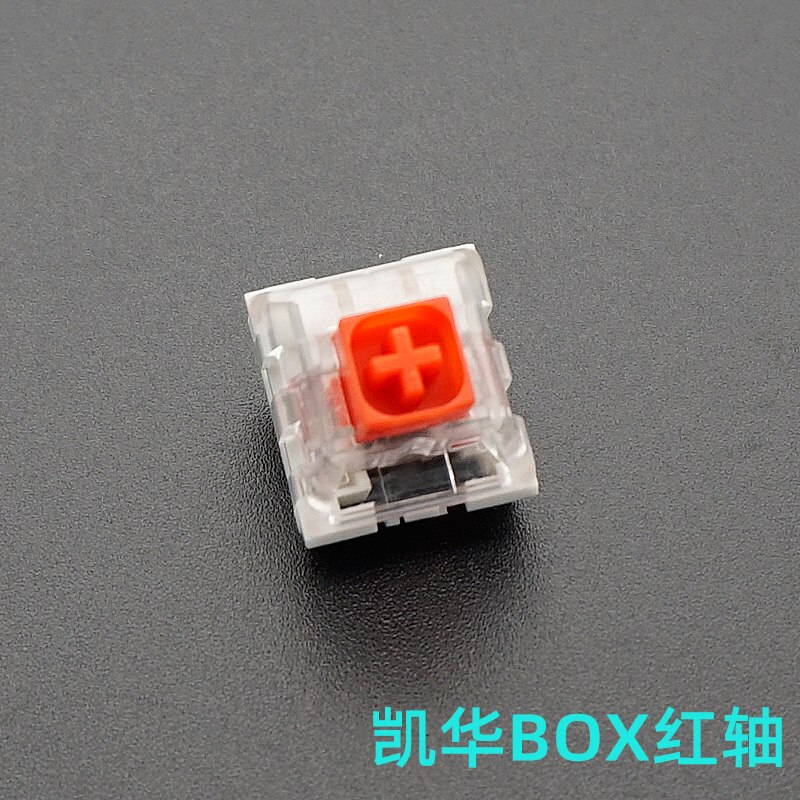 Kailh Mechanischer Tastaturschalter RGB SMD Schwarz verrotten Braun Blau Weiß Kasten Staubdichte Tastatur DIY Geeignet für Kirsche MX-Schalter: Orange / Gelb Schalter