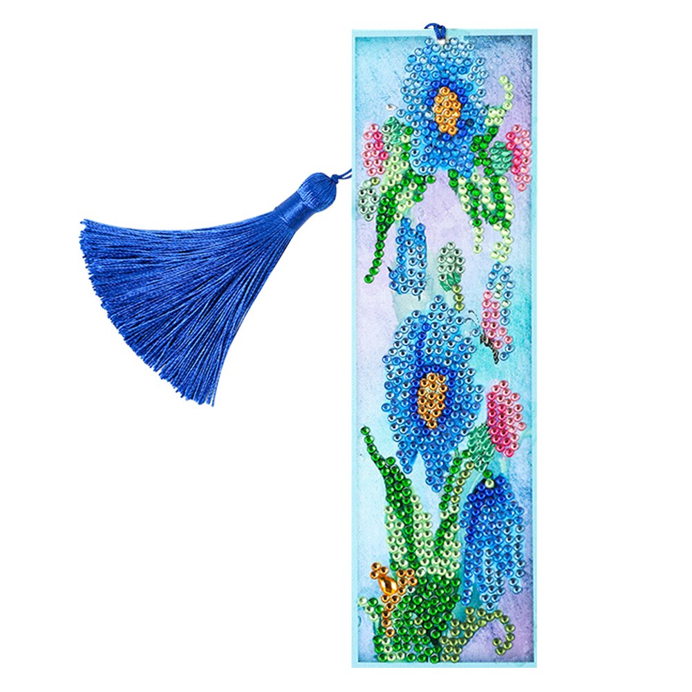 5D Special Shaped Diamond Painting Leather Bookmark Diamond Embroidery Craft Tassel Book Marks DIY Crafts Christmas: 10