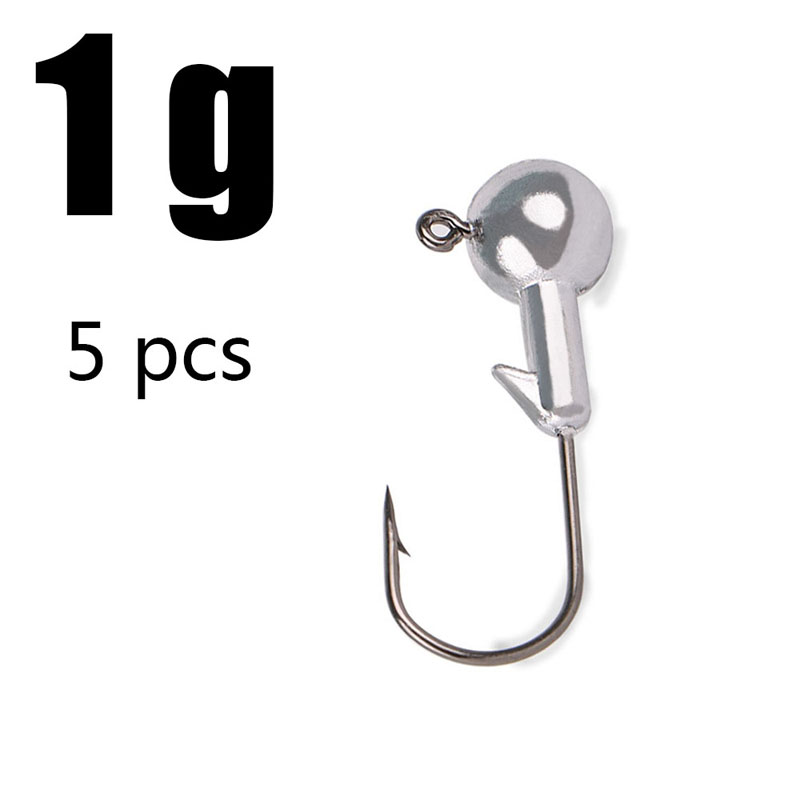 1g 2g 3g 4g 5g 10g 20g 22g 25g 28g crank Jig head hook fishing hook lead head Jig lure hard bait soft worm jig hook for fishing: 1g