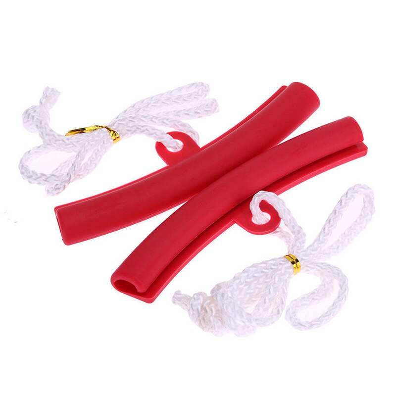 Borde Flexible Protector de neumático de coche rueda que cambia de protección Rojo 2 uds Kit