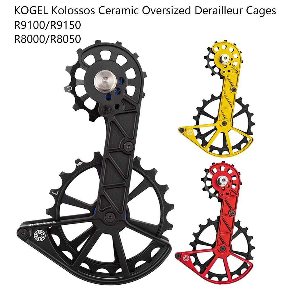 Kogel Kolossos Derailleur Pulley Wheel OSPW Oversized Ceramic Bearing 82g for R9100/9150 and R8000 SS/R8050 SS Made By 7075 CNC