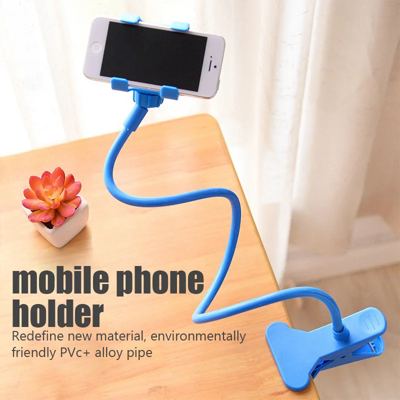 Suporte do telefone móvel universal, Suporte preguiçoso flexível, Clipe de telefone celular ajustável, Home Bed Desktop Mount Bracket, Smartphone Stand