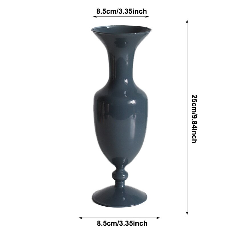 Vilead Glas nordisch Stil Vase Hydrokultur Terrarium Anlage Halfter Flasche für Heimat Sekretariat Balkon Wohnzimmer Hochzeit Esszimmer Dekor: F