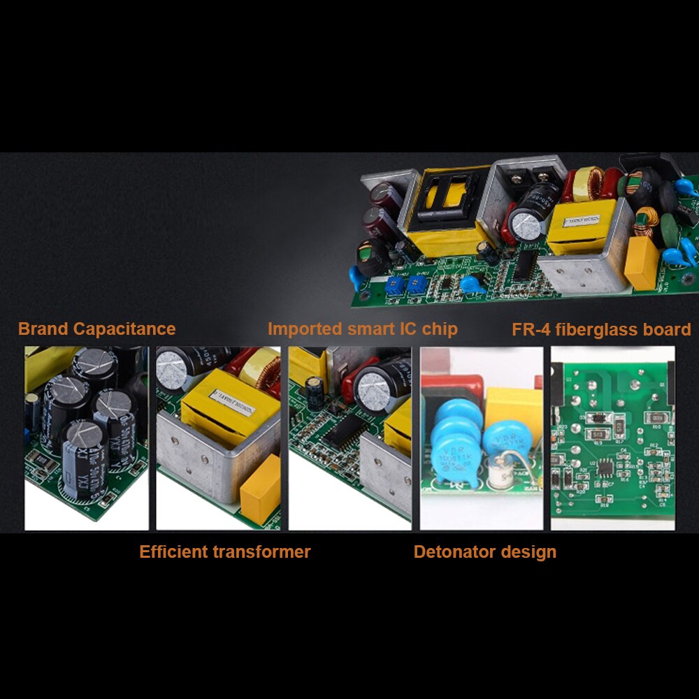 Aluminium  ip66 ( 12-18 ) x 3w led driver 600ma ac 100-265v strömförsörjning belysning transformator drivers ballast för takljus