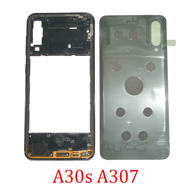 Middle Frame Chassis For Samsung Galaxy A30s A307 A307F A307FN A307G Original Phone Housing Center Case With Rear Panel Part