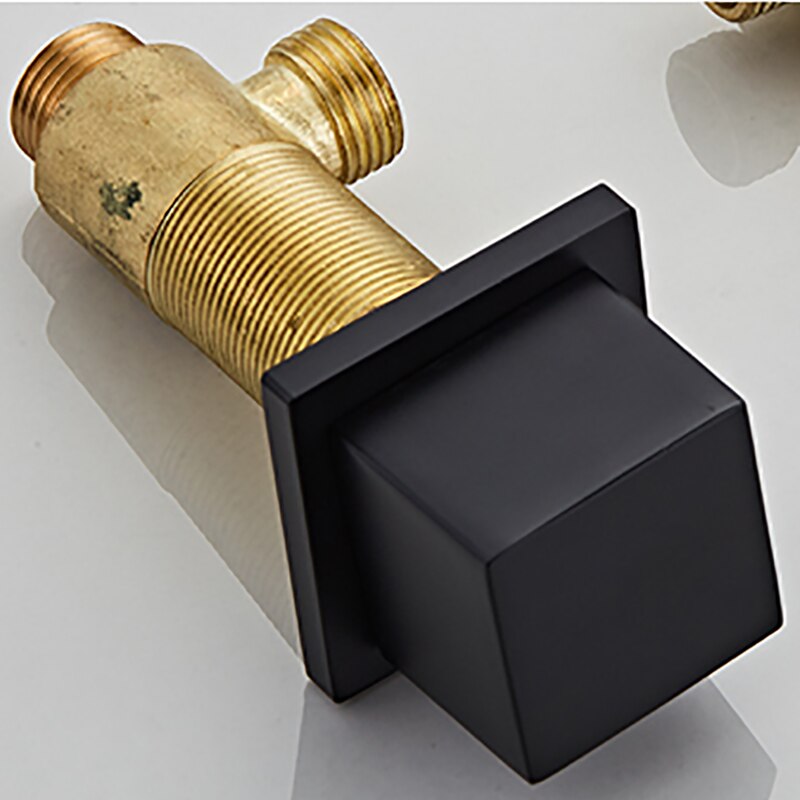 BECOLA Chrome Brass Shower Valve Square Style Single Handle Single cold Shower Faucet Control Valve Replacement: H