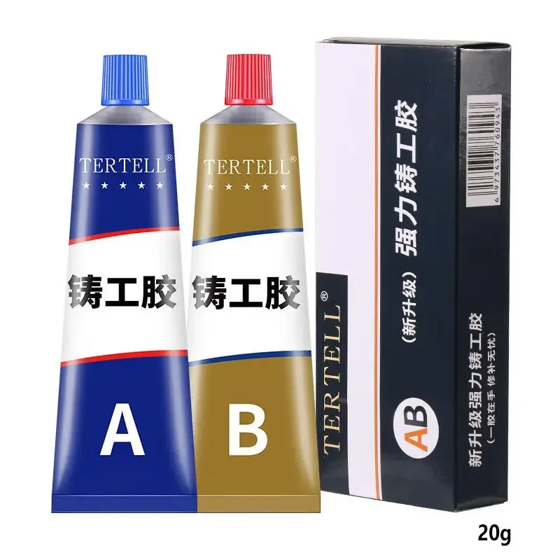 Superstarker UV-Kleber aus Metall, A+B-Kleber, Gussklebstoff, Dichtstoff, Kunststoff, Schweißen, Sekundenkleber, wasserdicht, Epoxidharz-Klebstoffe: Beige