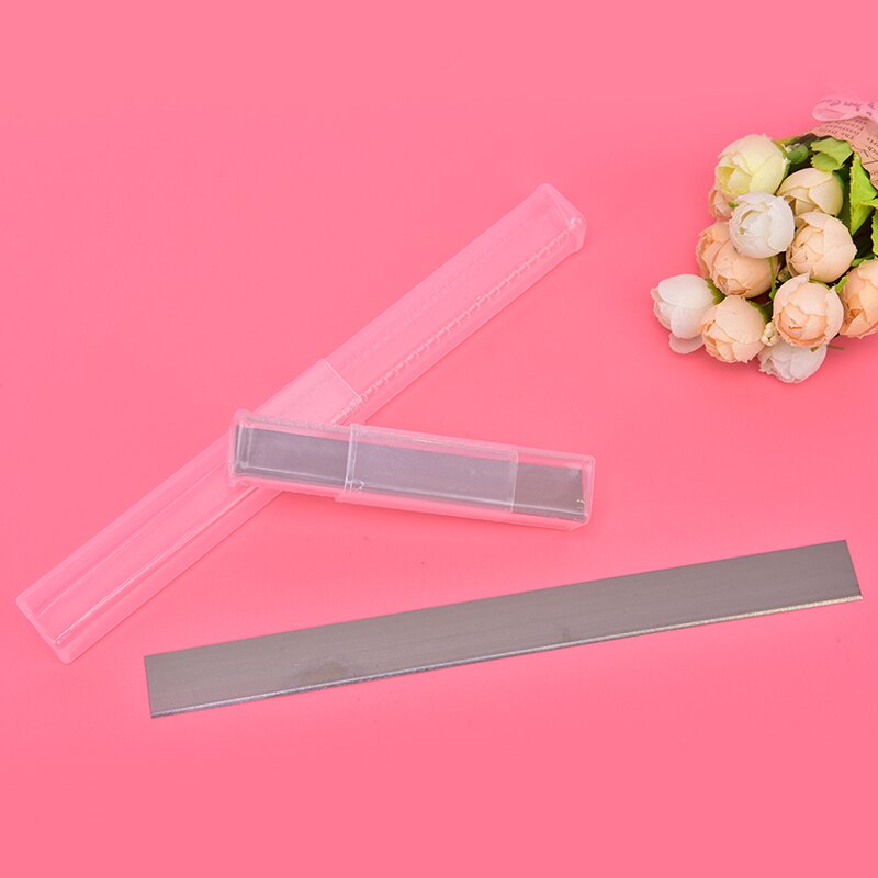 2Pcs 4"/8" Blade Tissue Cutters Handicraft Lovers Stainless Steel Clay Cutter Blades DIY Polymer Clay Cutting Tools