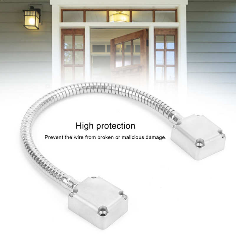 401 Stainless Steel Door Loop Wire Cable Protector for Exposed Mounting Access Control