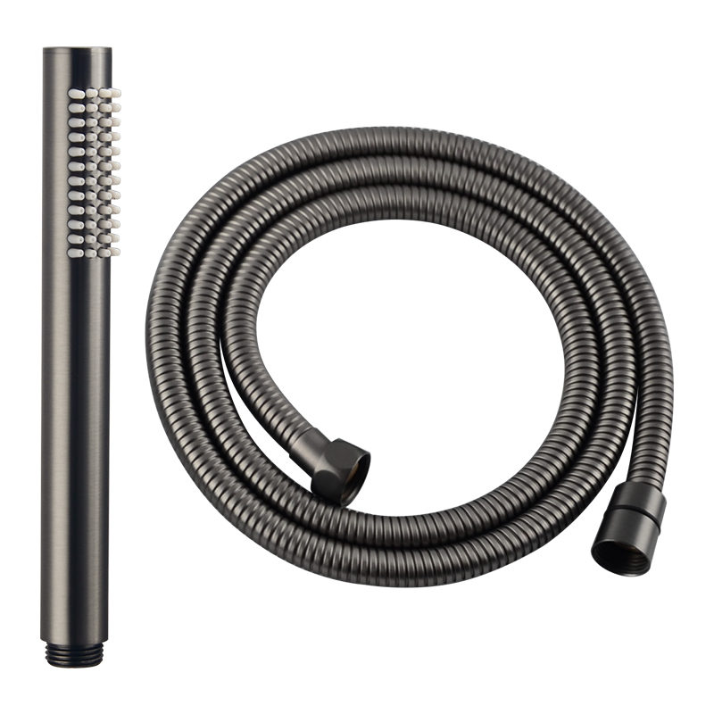 Durcheinander-Duschkopf, wassersparend, für Badezimmer, Handbrause, Sprühgerät-einstellen, Schwarz/Weiß/RoséGold/Badesprinkler aus gebürstetem Nickel/Chrom