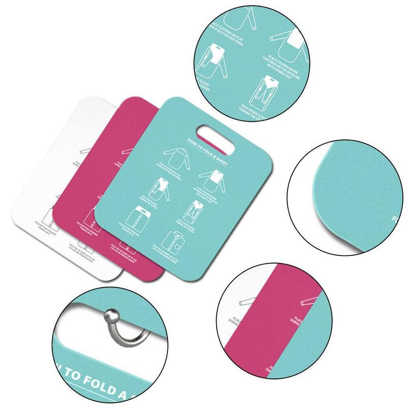 1PC Household Cloth Folding Board Child/adult Clothes Storage Folder Clothing Board Closet Folders Organizer Laundry F8Z8