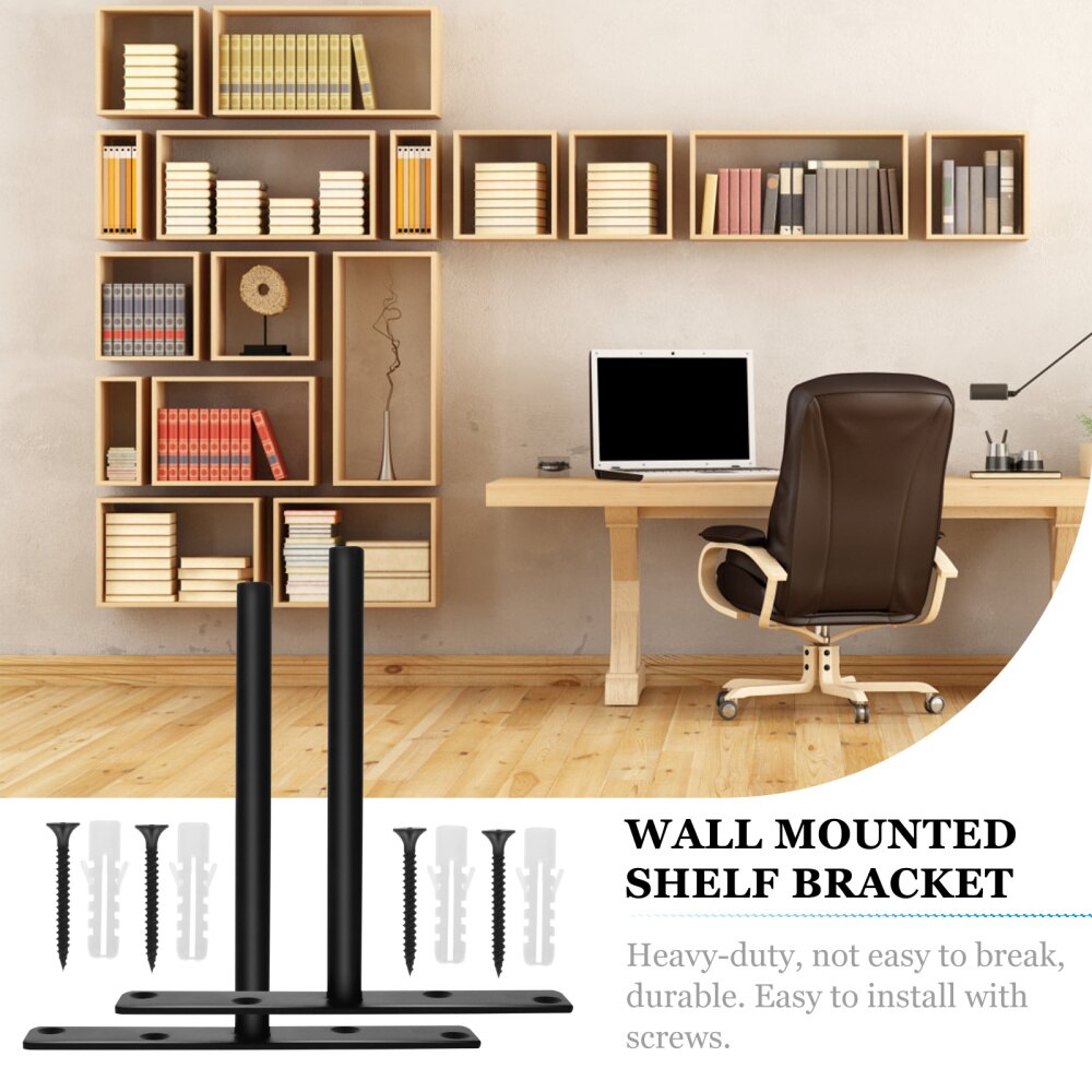 2 Sets T-Vormige Drijvende Plank Beugel Verborgen Fastener Bracket Brace