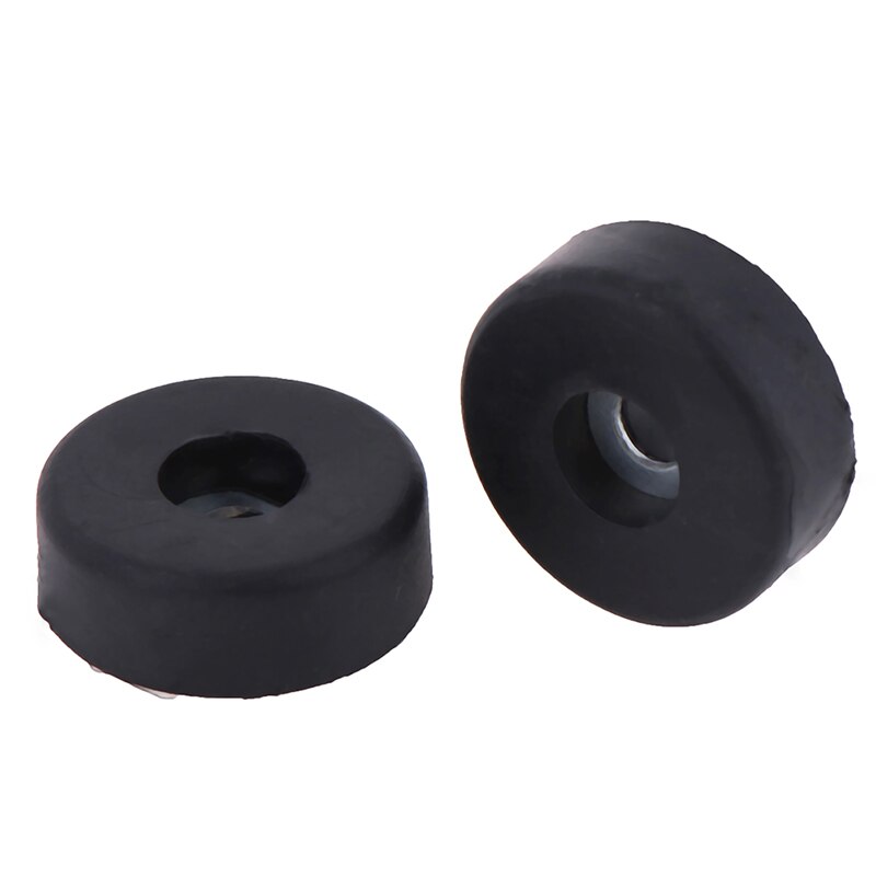 4Pcs Rubber Bumpers Embedded Washer Feet Pad Instrument Holder 30x10mm