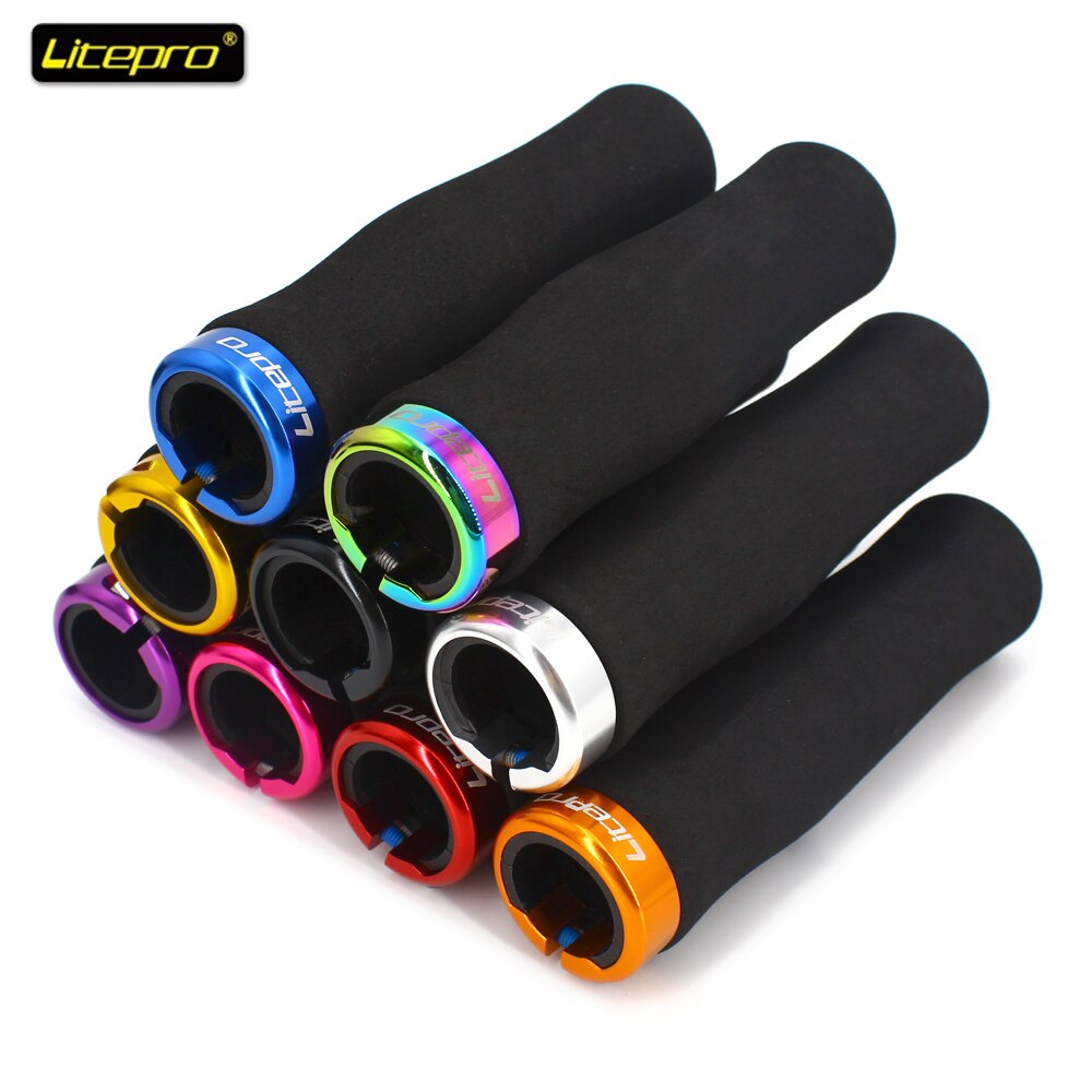 Litepro Bike Grips MTB BMX Road Cycling Handlebar Grips Anti-Skid Rubber Bicycle Grips Mountain mtb Grips Bicycle Accessories