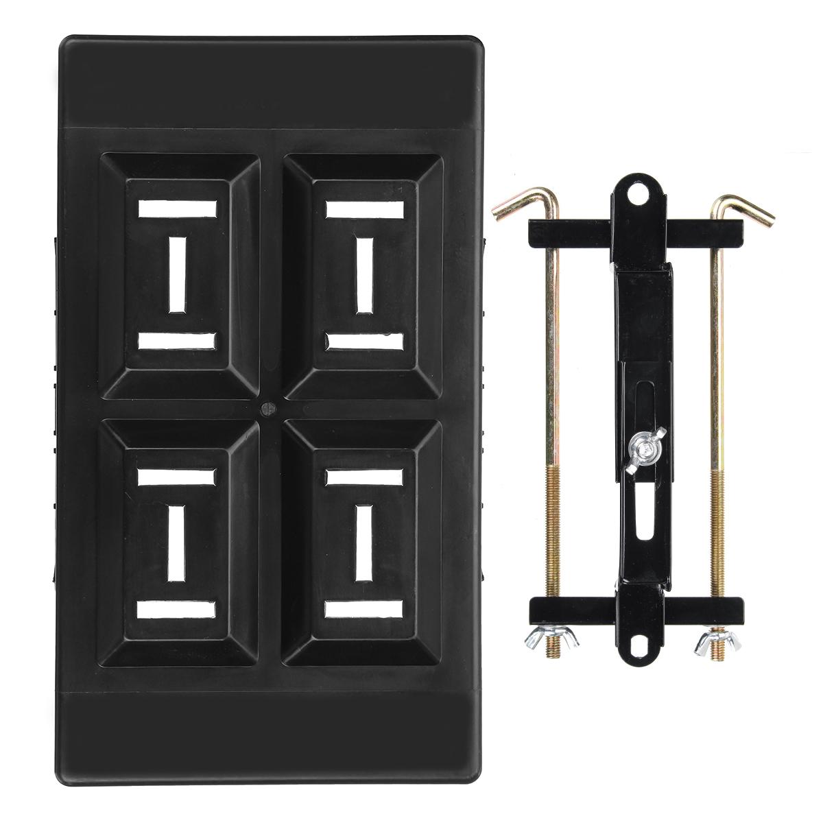 Universal Car Battery Tray Stabilized Tray Adjustable Hold Down Clamp Bracket Cycle with Hold Down Clamp Bracket Battery Holder