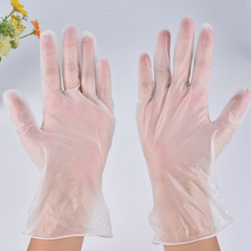 200 Stuks Wegwerp Latex Handschoenen Wit Antislip Zuur En Alkali Laboratorium Rubber Latex Handschoenen Huishoudelijke Schoonmaakproducten