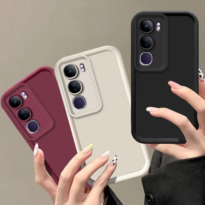 Para Vivo Y19S V2419 funda paquete completo anticaída de silicona suave funda protectora trasera para Vivo Y19S V2419 funda de teléfono de parachoques de