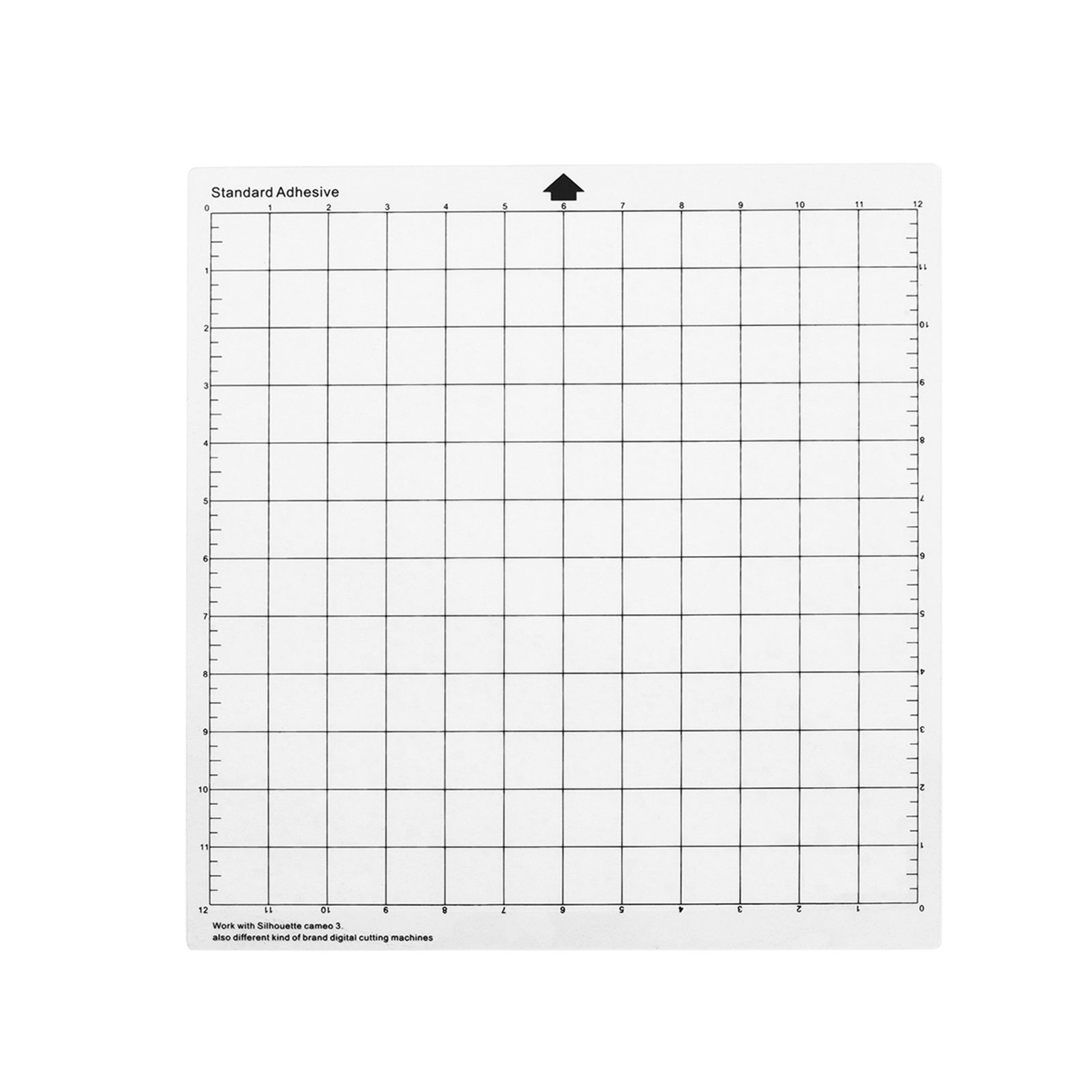 1/3PCS Replacement Cutting Mat Transparent Adhesive Mat with Measuring Grid 12*12-Inch for Silhouette Cameo Plotter Machine: 1pcs
