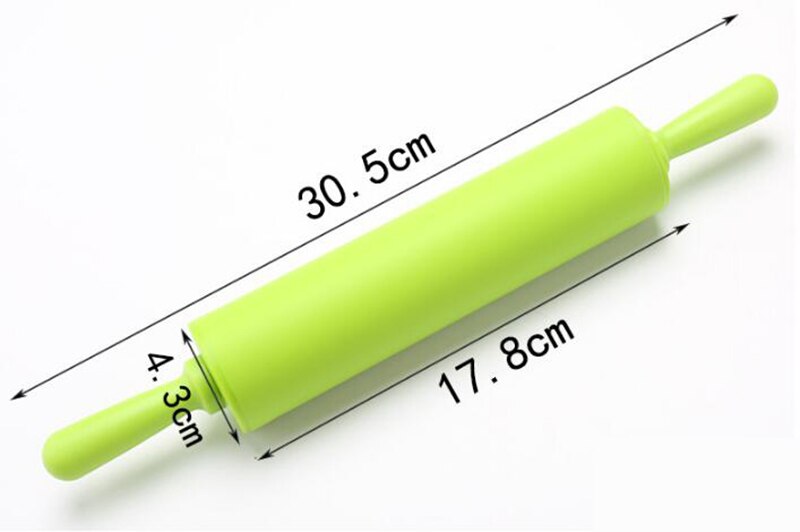 Neue Bunte Silikon rollen Stifte Fondant rollen Stift Knödel Backformen Werkzeug Zubehör