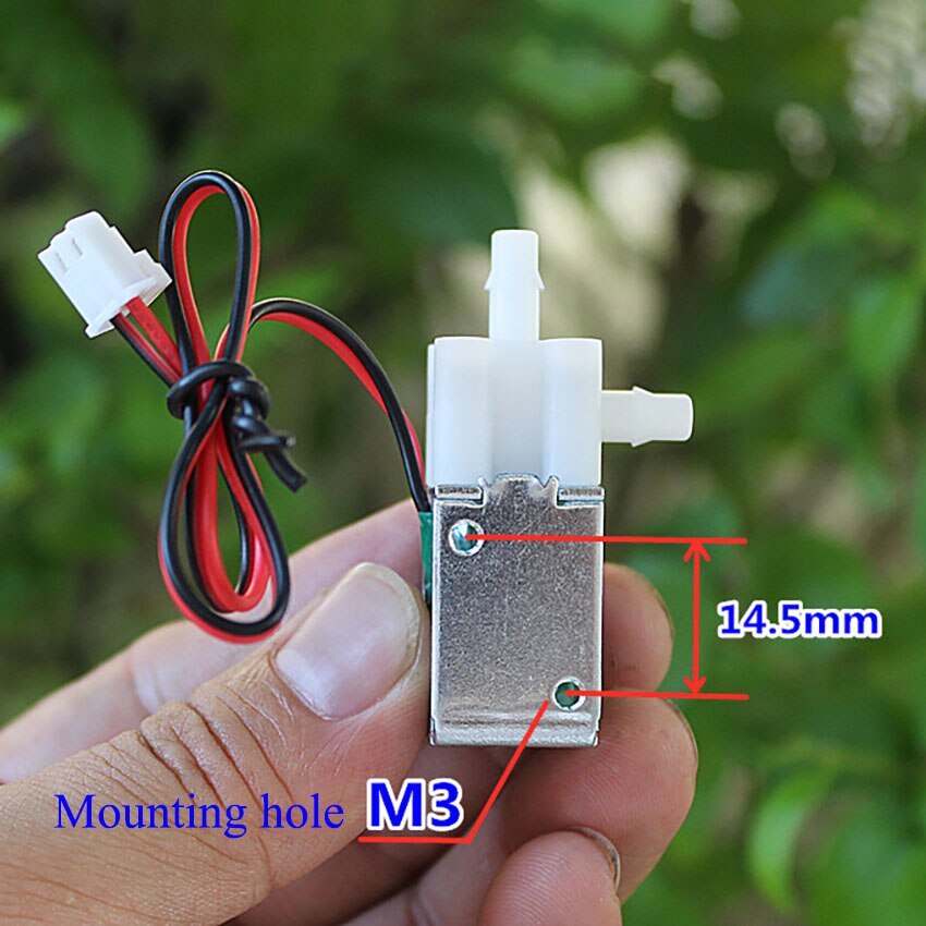 Mini-magnetventil normalt lukkede luftventiler  dc 12v elektrisk ventilationsmikroventil til husholdningstilbehør havevandingsventil