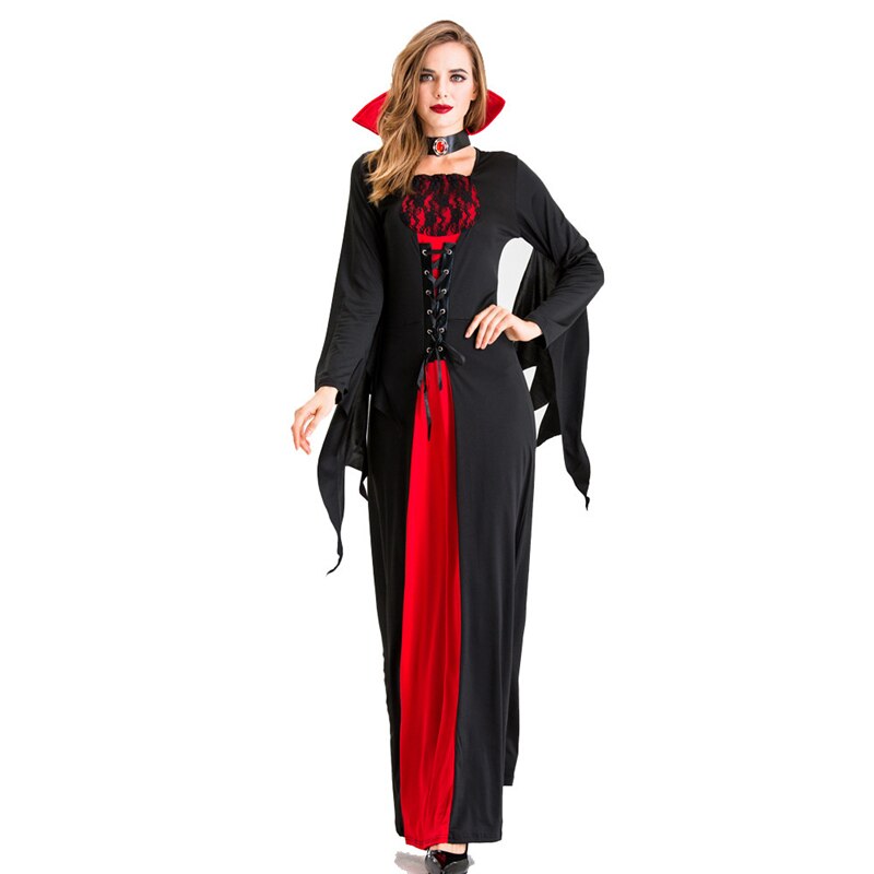 Halloween Cosplay Kleding Vampier Kostuum Stadium Pak Festival Volwassen Cos Kleding Pak Christmas Party: L