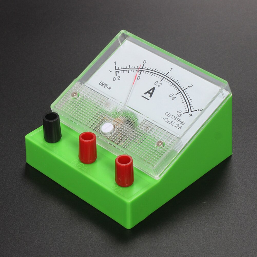 Student fisica Physics Analog DC Voltage Meter Voltmeter Class 2.5 Electricity Teaching Science experiment Tool Equipment физика