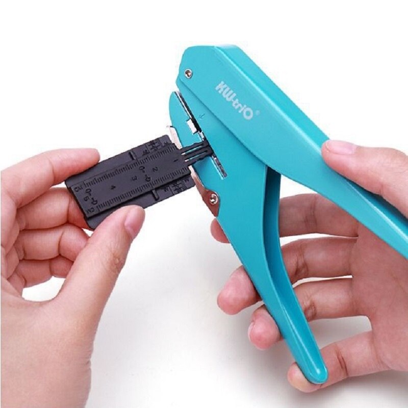 Mushroom Hole Puncher For Happy Planner Hole Punch Loose-leaf Manual Punching School Supplies; 10 Sheet Papers One Time