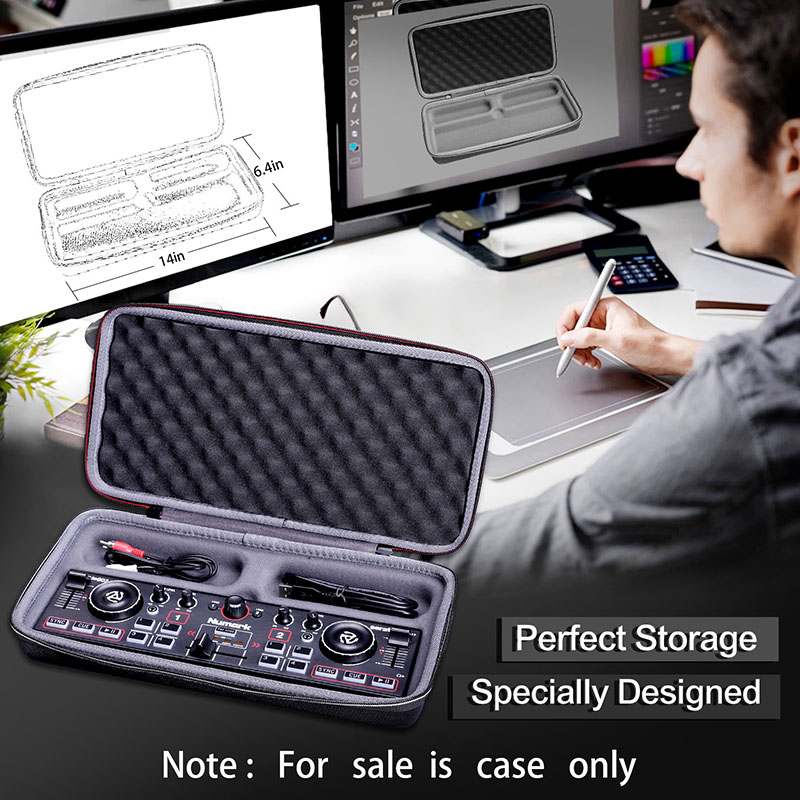 XANAD EVA Hard Case For Numark DJ2GO2 Touch DJ Controller Storage Bag DJ Controller Protect Storage Case