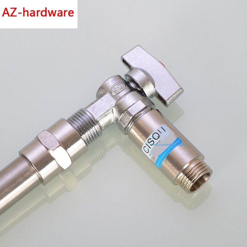 Triangle Valve 1/2IN 3/4IN Copper Ball Core Natural Gas Pipeline Stop Valve Eight-character Valve Large Flow Switch Ball Valve