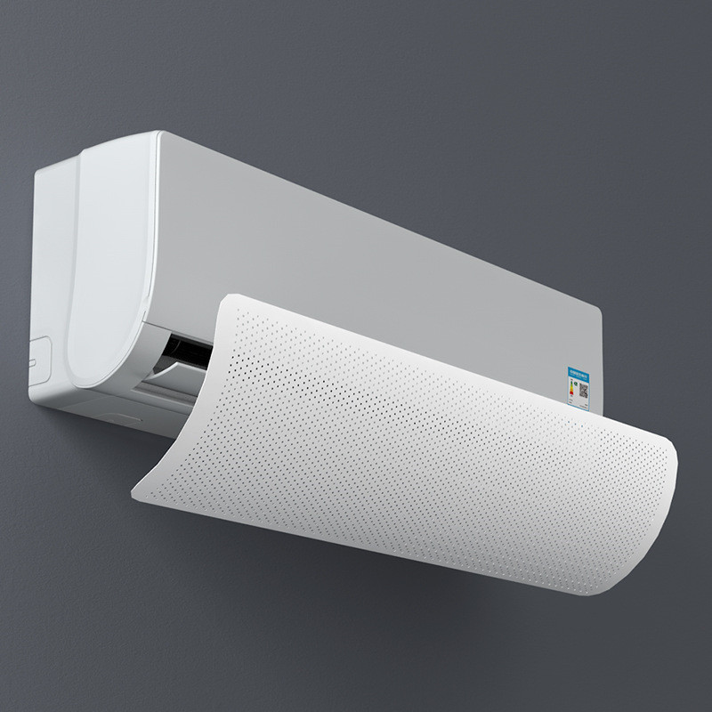 Adjustable Air Conditioning Wind Deflector Air Conditioner White Windshield DIY Drawing Air Baffle Shield Home Office Accessorie