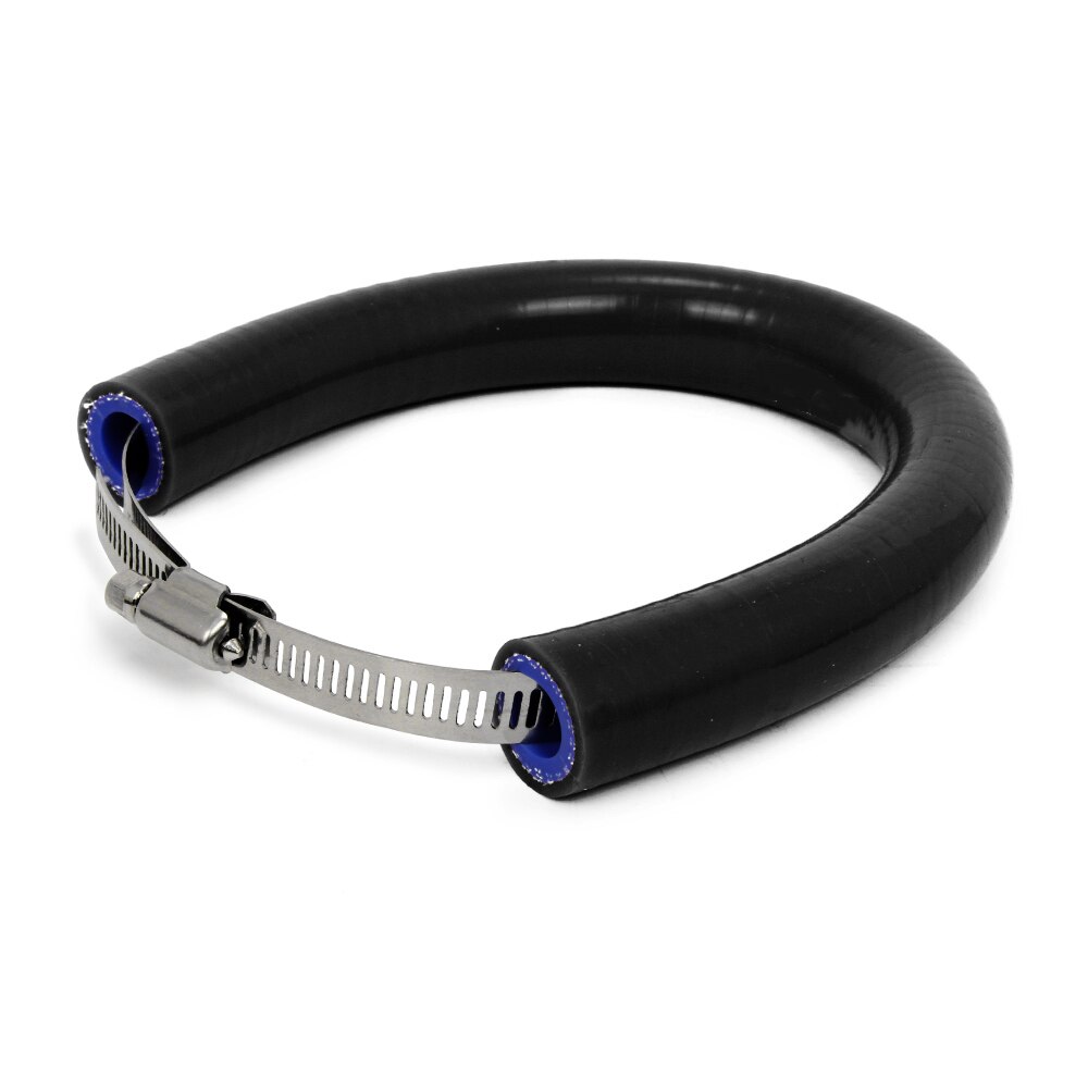 Universal Silica Gel Stainless Steel Adjustable Exhaust Pipe Heat Shields For KTM Kawasaki Yamaha Over 250CC: Black