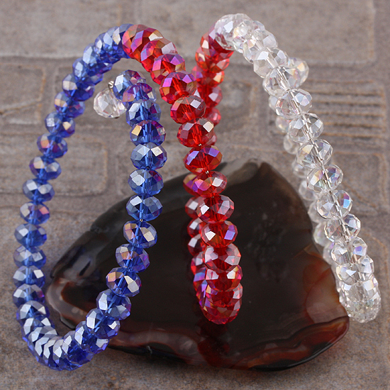 Boho Stijl Kleurrijke Ab Kristal Elastische Wrap Armband Voor Vrouwen Sieraden Mode Meisjes