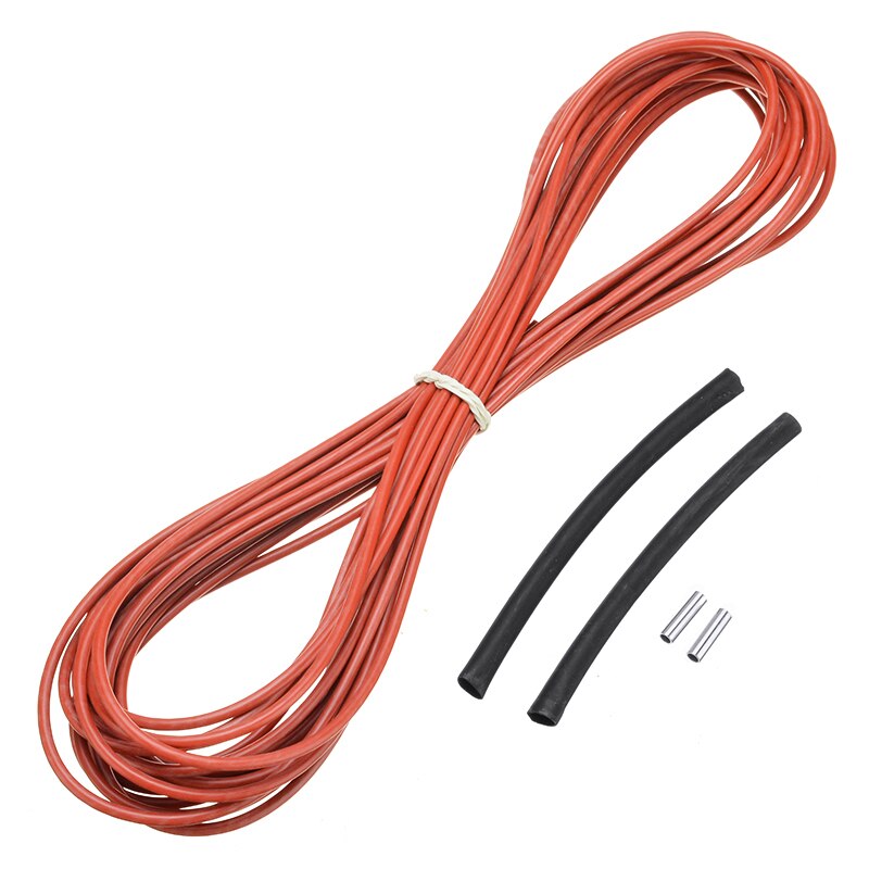 Carbon Fiber Underfloor Heating Cable Wires Silicone Rubber With Far Infrared Function 10M For Floor Heating Parts