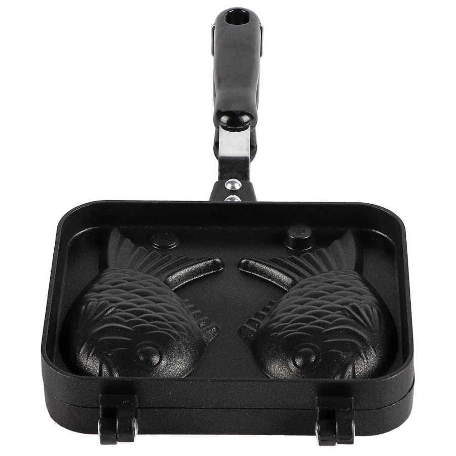 Waffle Maker 2 Sided Fish Shape Waffles Baking Mold Kitchen DIY Takoyaki Egg Bubble Cake Oven Breakfast Machine Waffle Maker