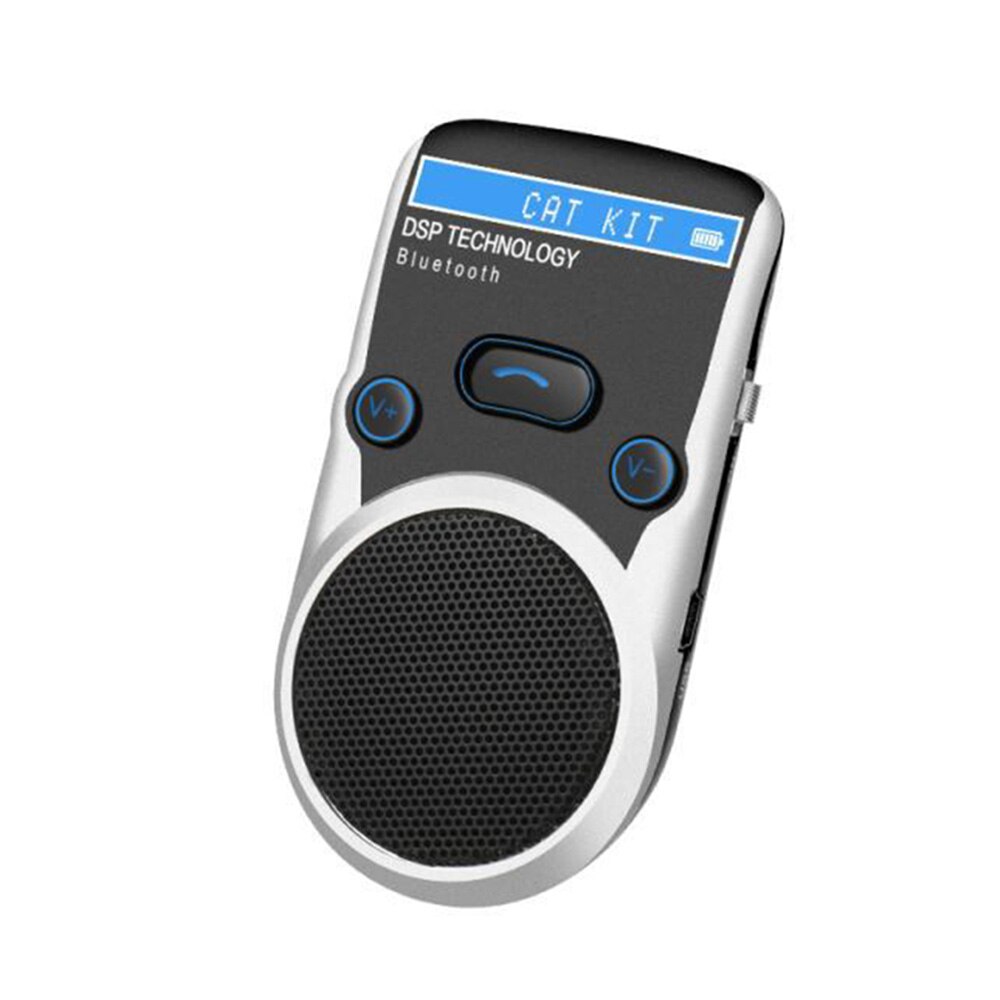 Solar Energy Bluetooth Car Kit Lcd Display Handsfree Bluetooths Speaker Bluetooth Car Kit Convenience Caller ID