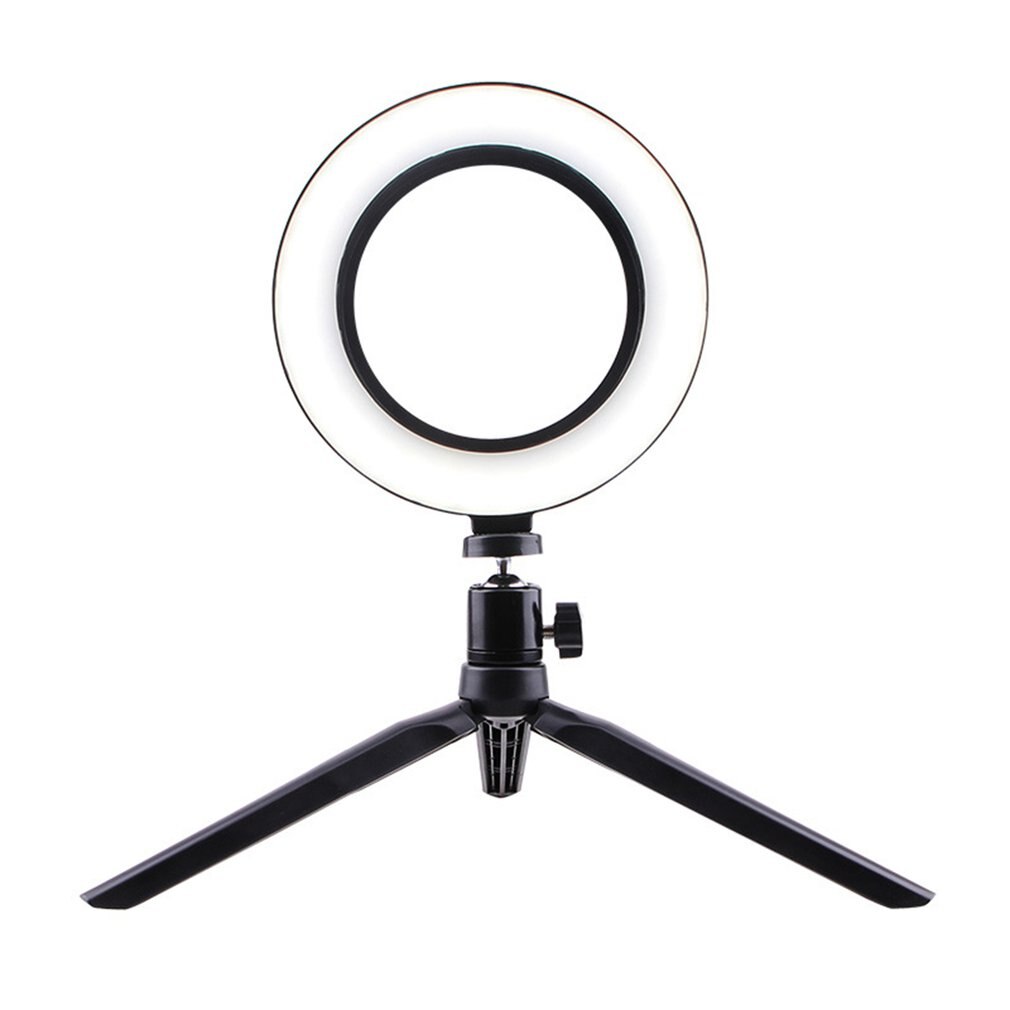 Desktop Beugel Vullen Licht Ring Licht Led Luminant Live-uitzending Video-opname Vullen Licht 3 Kleur Licht Modi