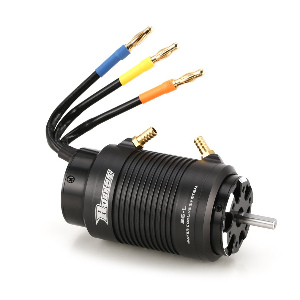 Rocket 3680 1500KV Brushless Motor With 36-L Water Cooling Jacket Combo Set For 800-1000mm RC Boat Model Parts