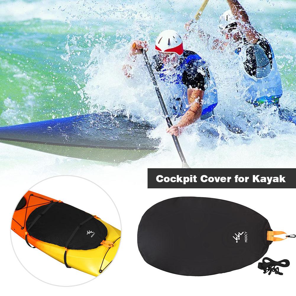 Kajak Luifel Nylon Kajakken Cover Zon Bescherming Cockpit Stofkap Shield Protector Waterdicht Kajak Cover Verstelbare Bandjes