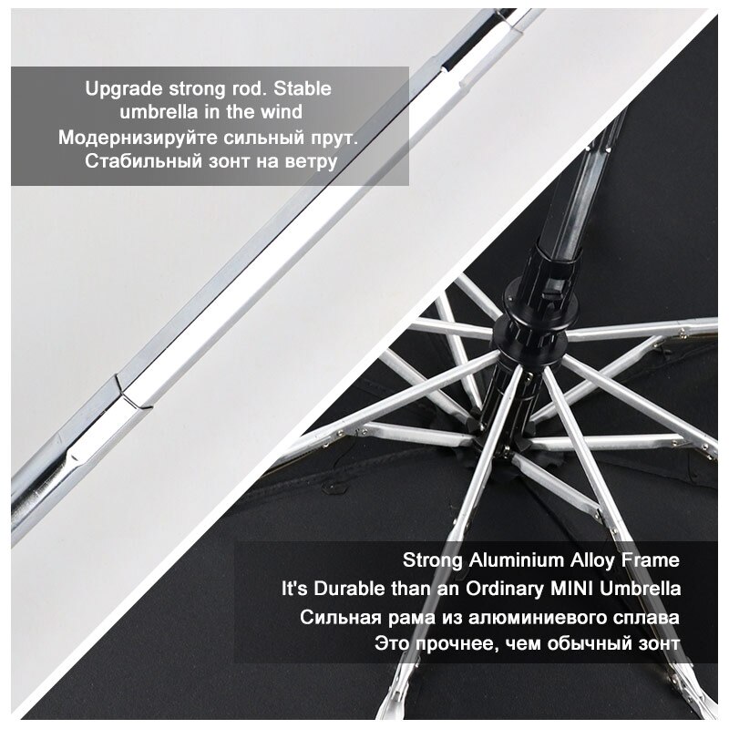 Mini parapluie pliable automatique résistant au vent pour femmes et hommes, UV, Portable, de plein air, de voyage, 5